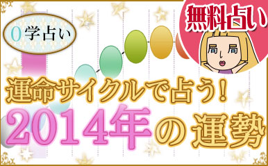 【0学占い】運命サイクルで占う！2014年の運勢【無料占い】