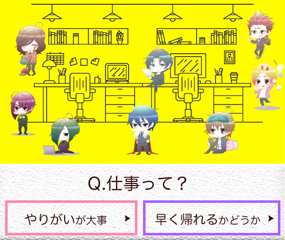 貴方は会社の中で どんなポジションか 診断 ラブホスタッフ上野さんのダメ男子図鑑 ココロニプロロ 恋愛 占い